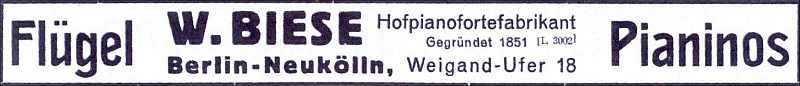 Fa. Biese-1936