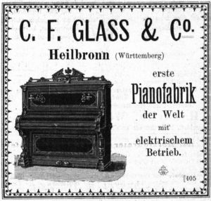 Anzeige Glass 1892