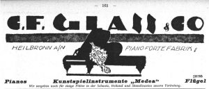 Anzeige Glass 1924